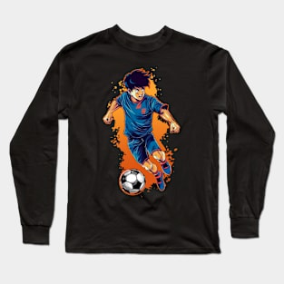 Soccer Player - Anime Shirt Long Sleeve T-Shirt